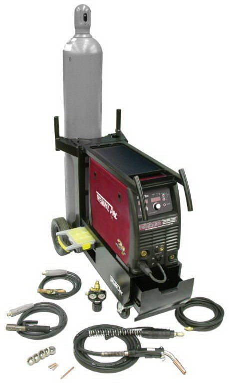 Thermal Arc Fabricator 252i Mig, Tig & Stick Welder pkg. W/Cart 