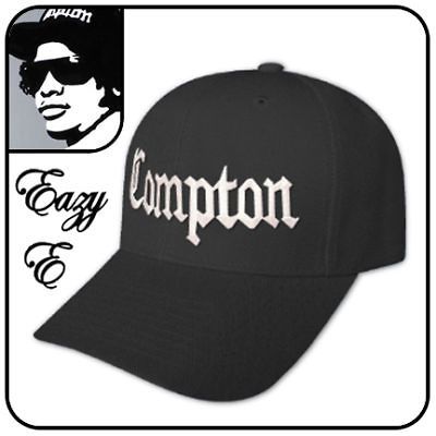 NEW COMPTON GANGSTER BASEBALL HAT BLACK WHITE CAP TRUCKER SHIPPED 