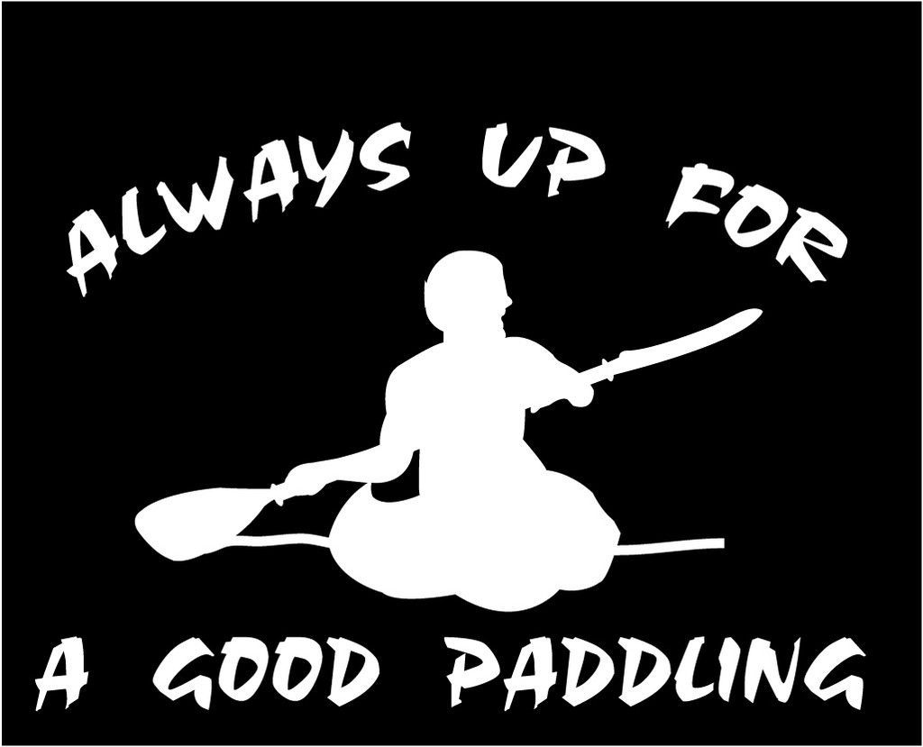 truck decal sticker for rack ocean kayak river paddling time