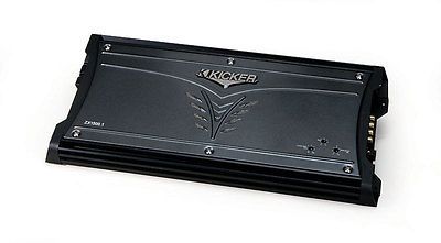 KICKER CAR AUDIO ZX1500.1 MONOBLOCK CLASS D 1500 WATT AMPLIFIER 2 OHM 