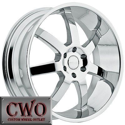 22 Chrome Absolute Wheels Rim 6x135 6 Lug Ford F150 Expedition Lincoln 