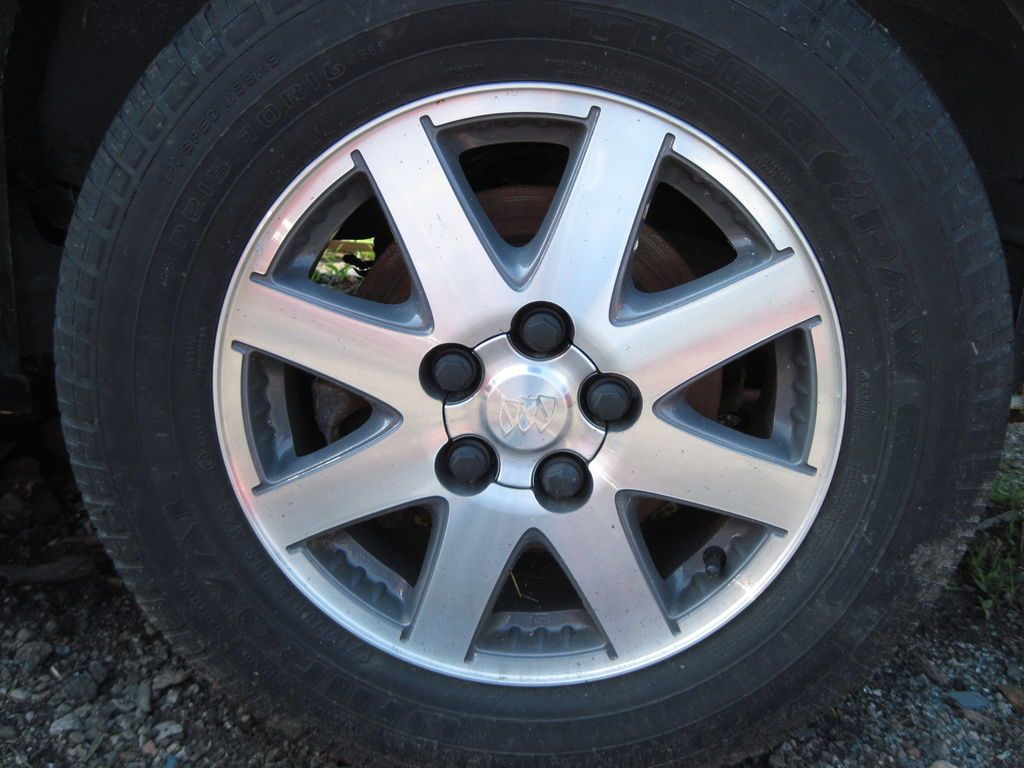 2002 04 Buick Rendezvous Wheel 8 Spoke Aluminum 16 option 