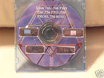 Newly listed ICOM 746, 746 PRO,756, 756 PRO, 756 PRO II, & III CD