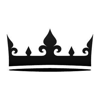 Decals Sticker Royal Crown Fairytale Chess Queen King Kingdom Prince 