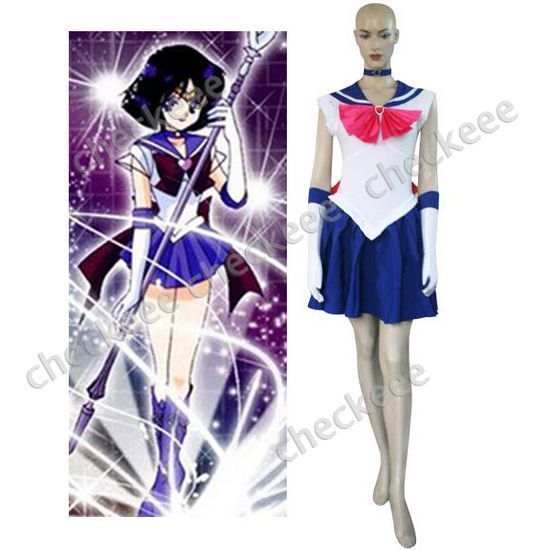 Sailor Moon Sailor Neptune cosplay halloween costume any size