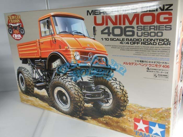 tamiya 58414 rc mercedes benz unimog 406 cr01 1 10