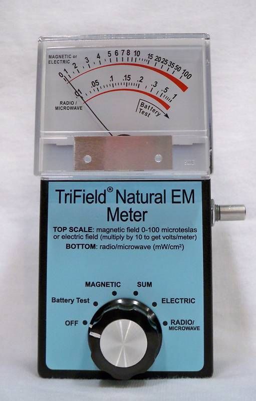 trifield natural em meter emf meter brand new one day