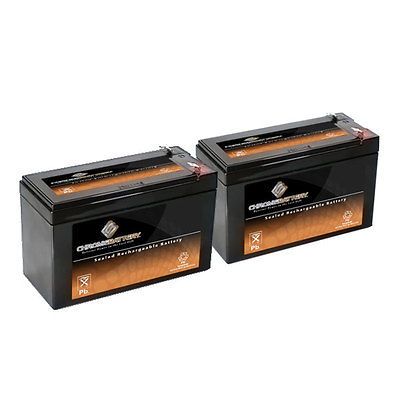 12V 9AH SLA Battery Replaces CP1290 6 DW 9 HR9 12 PS 1290F2   2PK