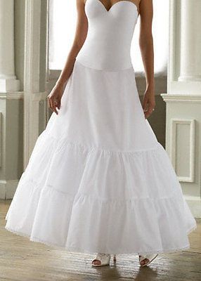 bridal gown slip petticoat crinoline size 12