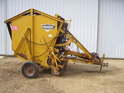 vermeer 605 round baler hay nh bale rd rake time