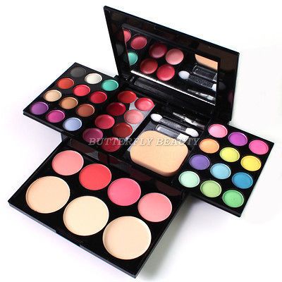 ADS color eyeshadow lipstick blusher powder puff brush Pen Tool Make 