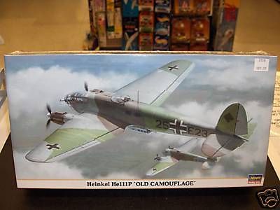 hasegawa 1 72 heinkel he111p old camouflage model kit time