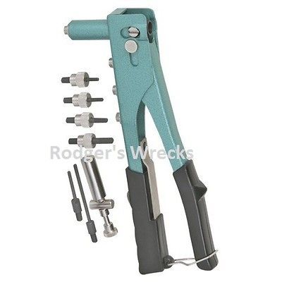 Aviation type rivnut Treaded Nut Installer tool hand gun 3n1 free 