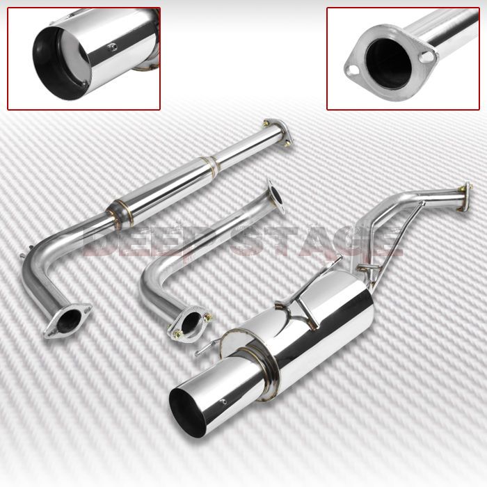 STAINLESS CAT BACK EXHAUST 4TIP MUFFLER 00 03 NISSAN MAXIMA V6 3.5L 