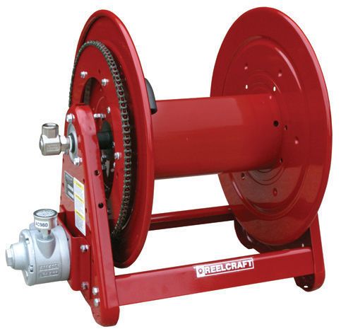 NEW   REELCRAFT ELECTRIC MOTOR DRIVEN HOSE REEL SEALCOATING