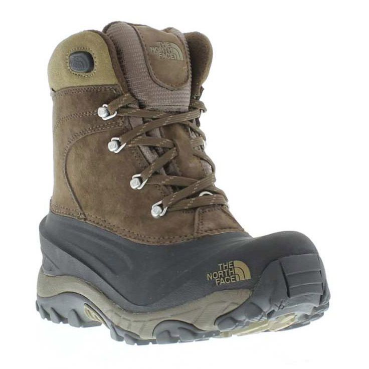 The North Face Genuine Chilkat II Mens Waterproof Walking Boot Brown 