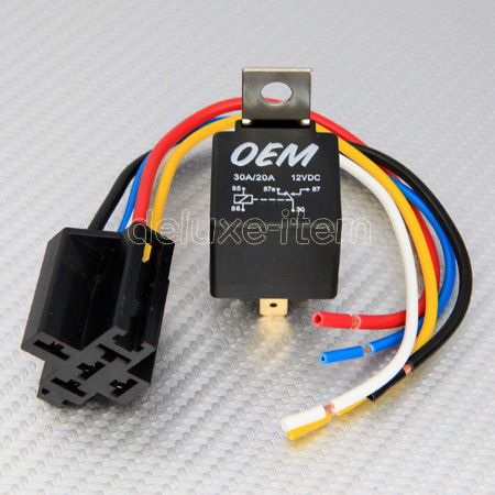 12v dc bosch style 20a 30a car auto spdt relay