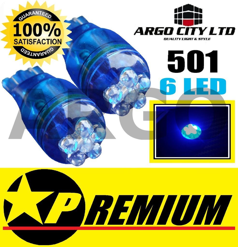 LED BLUE 501 T10 W5W 194 XENON SIDELIGHT BULBS FORD KA CONVERTIBLE