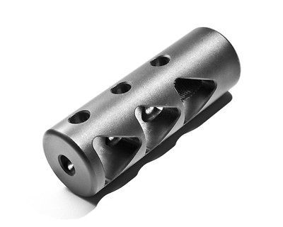 Zombie Tri Delta Steel Muzzle Brake NEW Made in USA 1/2 28 (.224 Bore 