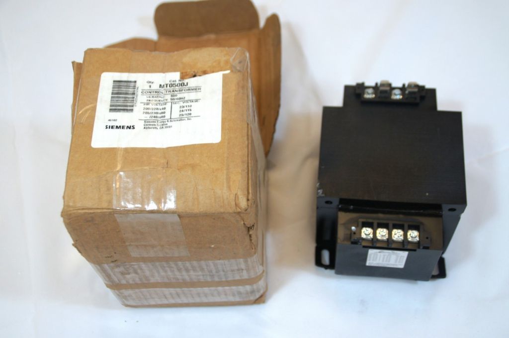 Siemens MT0500J 500VA 208/230/460 200/220/440 240/480 Transformer 24 