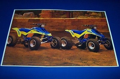 suzuki 250 500 quadracer quadzilla atv poster lts time left