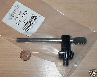 GENUINE JACOBS DRILL CHUCK KEY SIZE K4 3/8 SPIGOT FOR 36 16N & 18N 