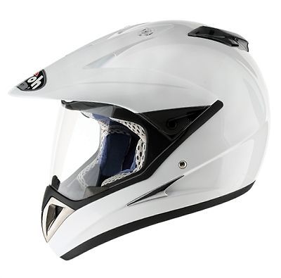 NEW AIROH S4 WHITE LARGE MOTOCROSS ENDURO OFF ROAD ON ROAD HELMET