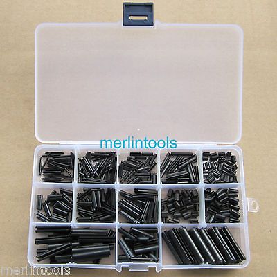 360Pcs Steel Split Spring Dowel Tension Roll Pin Metal Hardware 