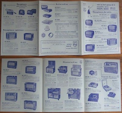 super 1952 catalog philips radios many illustrations 