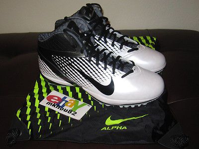 New Nike Air Zoom Alpha Talon Football Cleats carbon vapor carbon SZ 