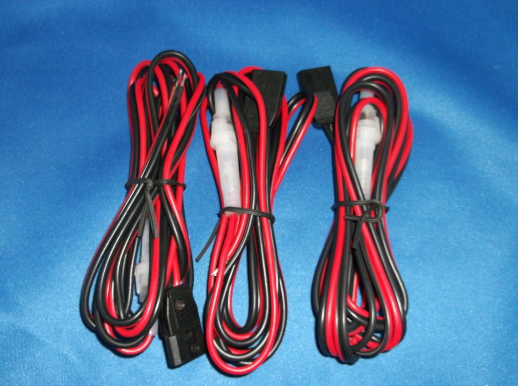 NEW 3 CB,HAM 3 PIN 6ft RADIO POWER CORD COBRA, GALAXY ALL THREE PIN 