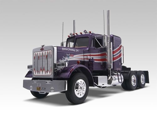 Revell 1506 125 Peterbilt 359 Conventional Tractor plastic model kit 