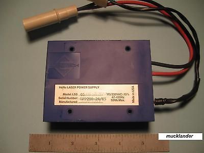 aerotech lss 05 hene laser power supply 