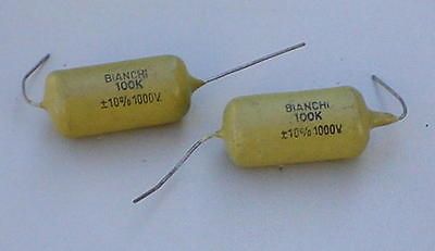 Newly listed 2pc BIANCHI MULLARD MUSTARD .1uf 1000v .1 uf 1000 v 100n 