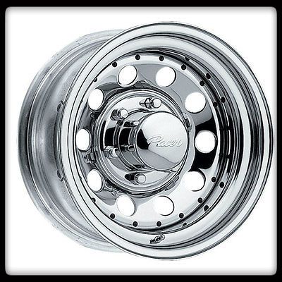 14X6 PACER ALLOY 320C CHROME MOD 4X4.5 FORD MUSTANG 1964 1968 4 LUG 