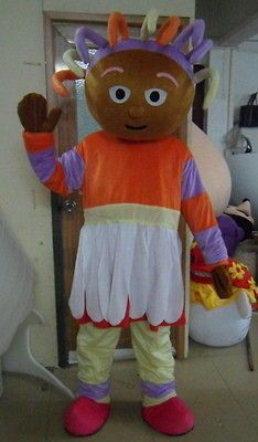 Upsy Daisy mascot costume Foam head  to US UK AU CA