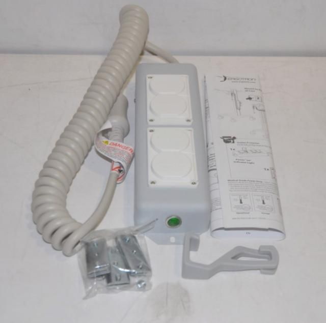 Ergotron 97 466 214 Medical Grade 4 Outlet Power Strip