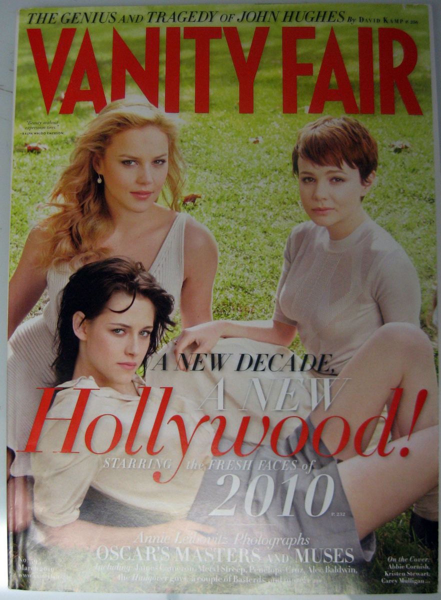 KRISTEN STEWART Vanity Fair ABBIE CORNISH CASEY MULLIGAN AMANDA 