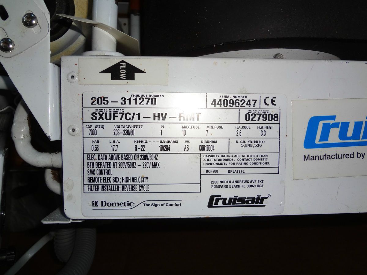 Cruisair 7000 BTU Self Contained A C Unit