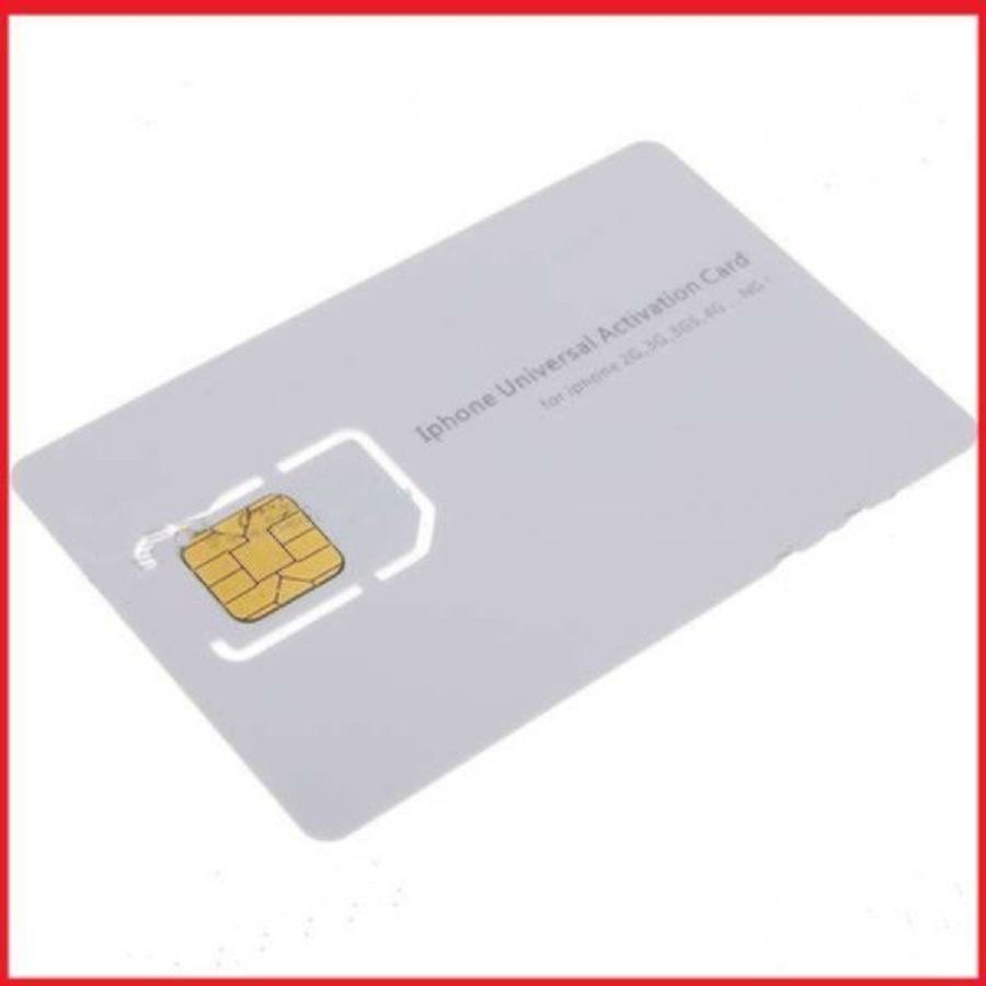 Universal Activation Sim Card for iPhone 2G 3G 3GS 4 4S