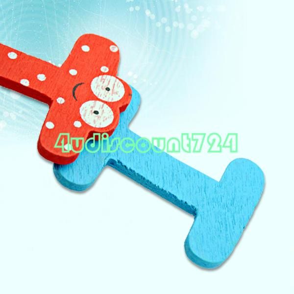 Baby Toys Fridge Wooden Magnets Holder Set Alphabet A Z
