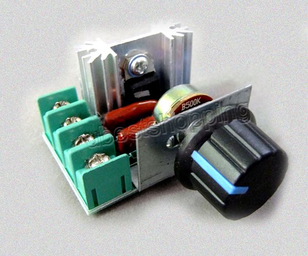   Voltage Regulator Dimmer AC Electric Motor Speed Controller Thermostat