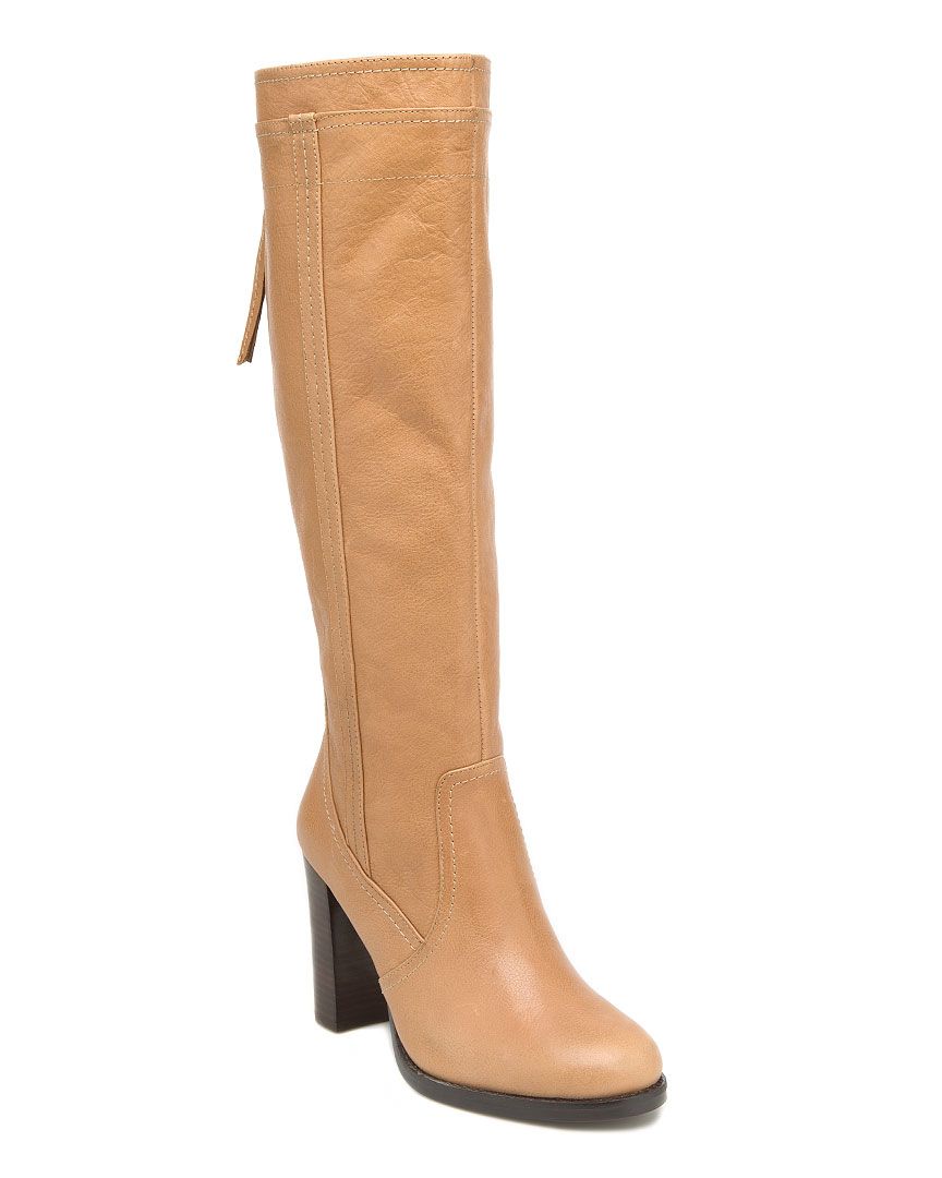 adrienne vittadini birdie leather tall boot $ 199 00 $