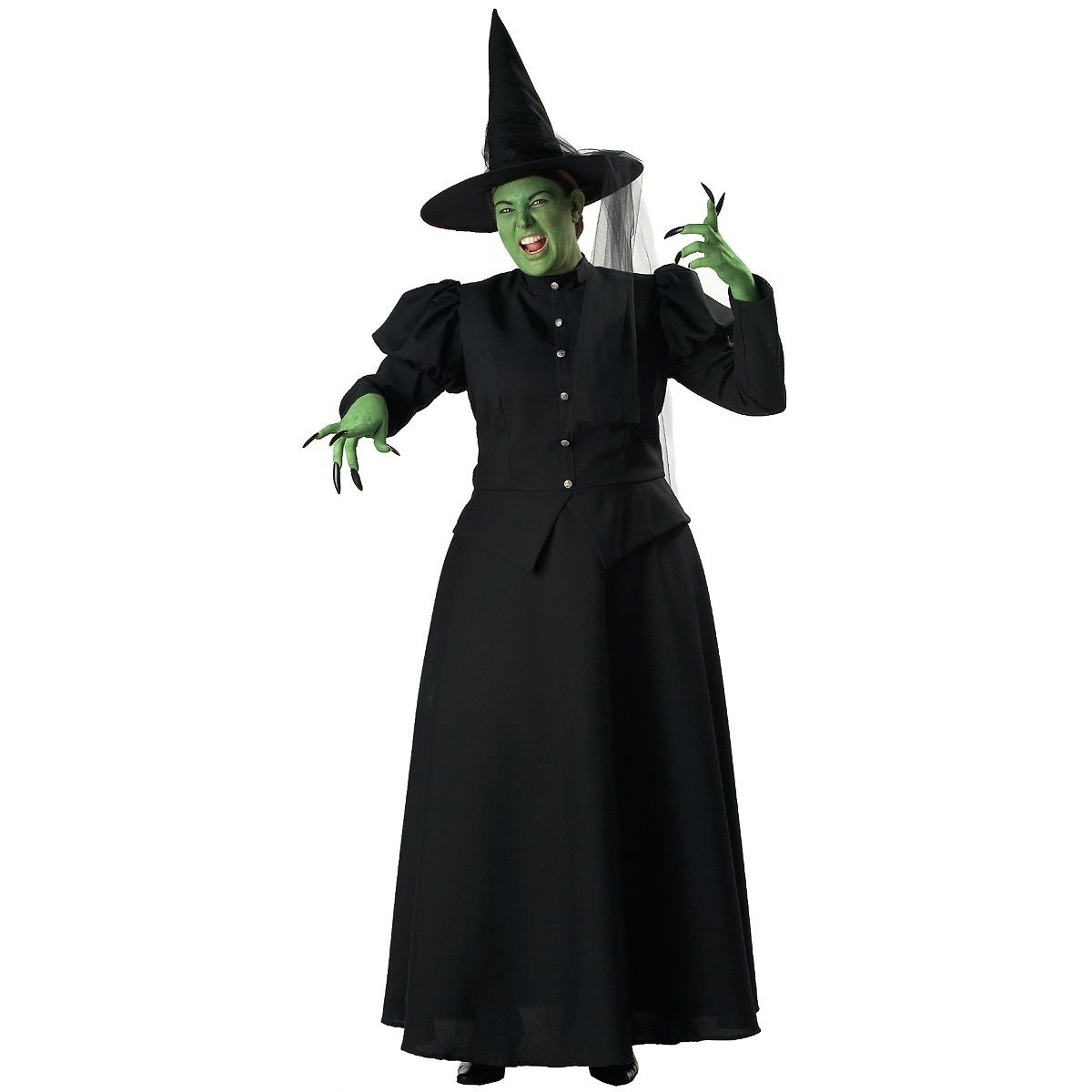  Witch of The West Adult Womens Wizard of oz Deluxe Costume Std Plus 