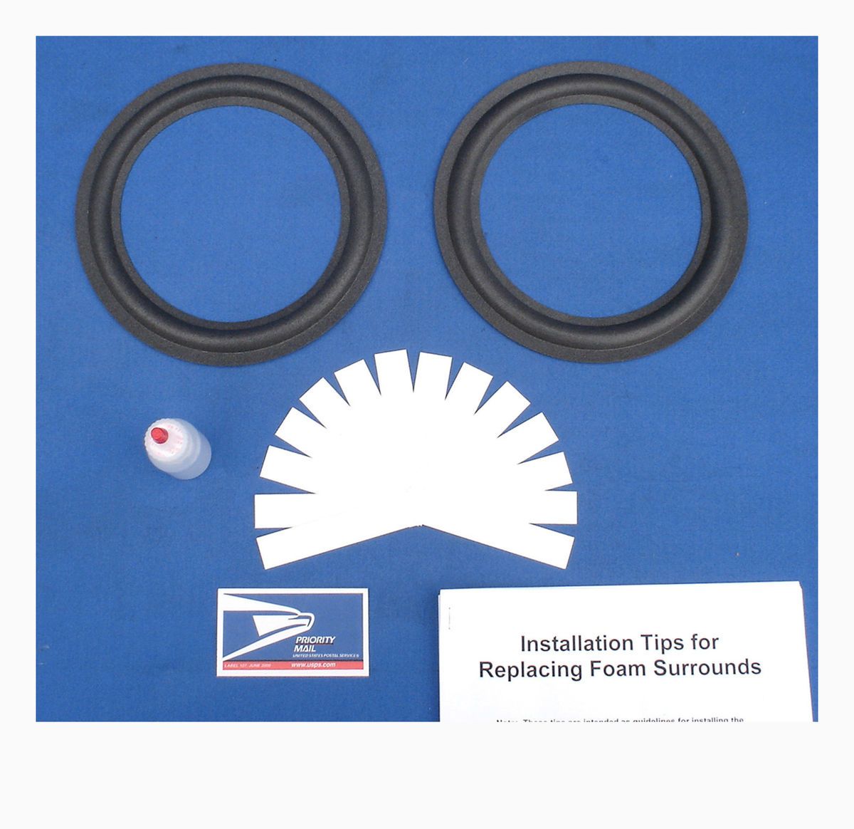 Large Advent Speaker Foam Surround Repair Kit Woofer Refoam Kit