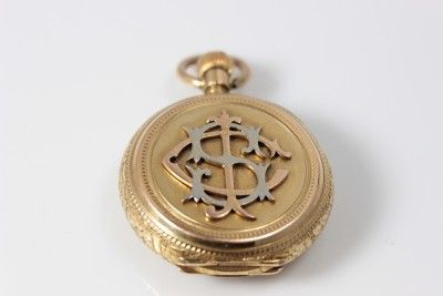 18k gold 1890 agassiz pocket watch 25979