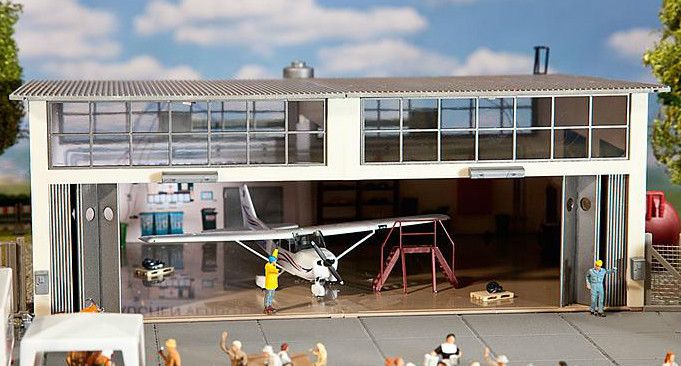   Airport Smalltown Terminal Tower Hanger Airplanes Interior Kit