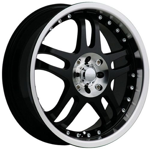 16x7 Black Wheel Akuza RPM 421 4x100 4x4 5