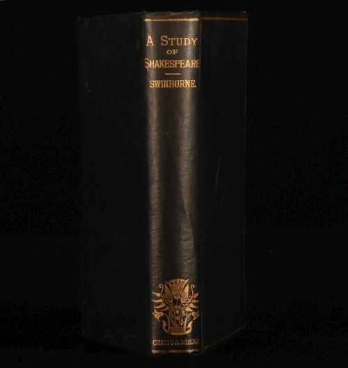 1880 Study of Shakespeare by Algernon Charles Swinburne