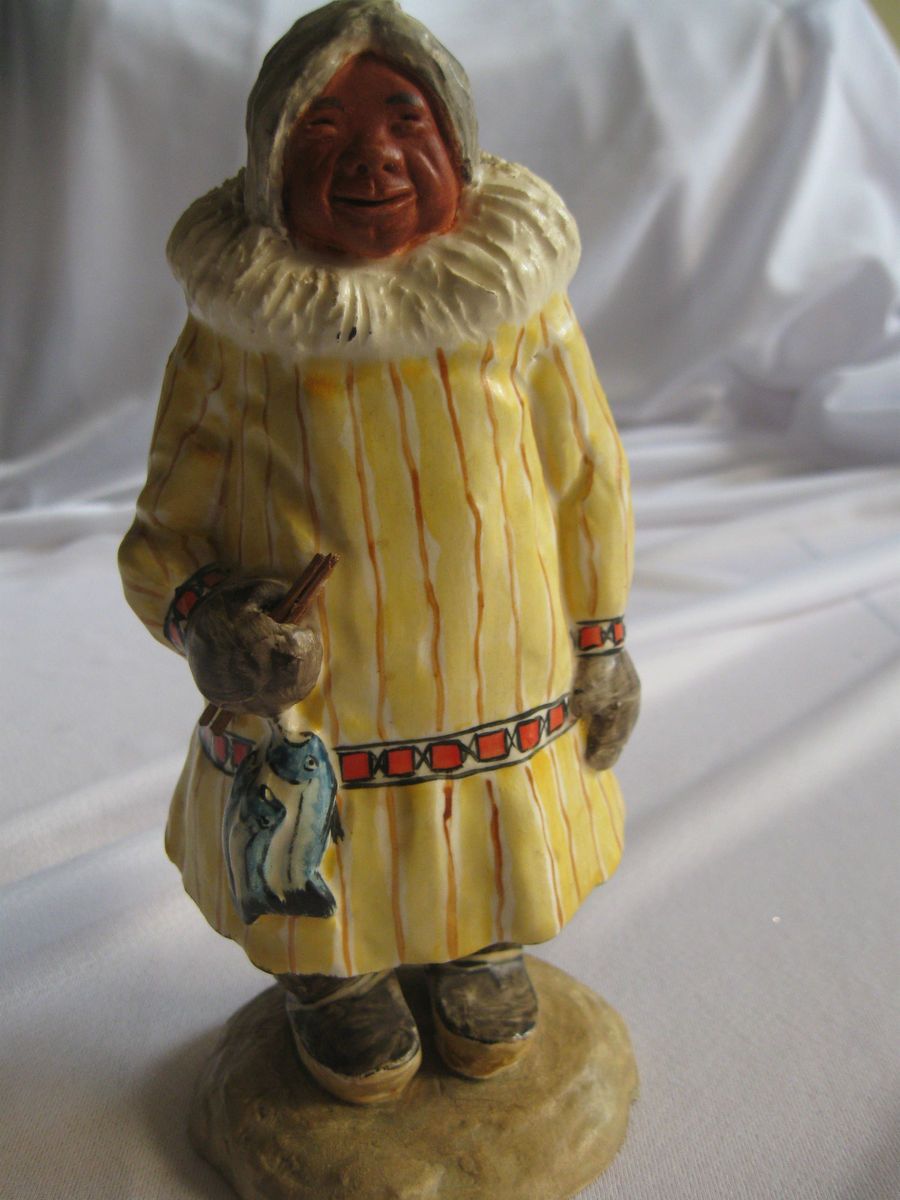 Vintage C Alan Johnson Eskimo Figurine 1959 On Popscreen